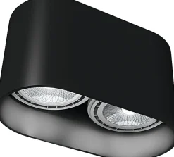 Strahler Schwarz Oval 2-flmg