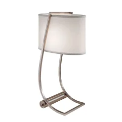 Tischlampe FEDELE Creme H:62cm Modern Bodenlampe