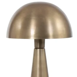 Tischlampe indirekt Metall in Bronze 42 cm E27 stylisch