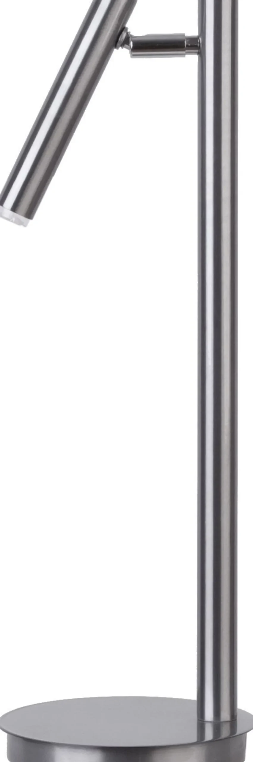 Tischlampe Silber Zylinder beweglich 48 cm G9 stilvoll