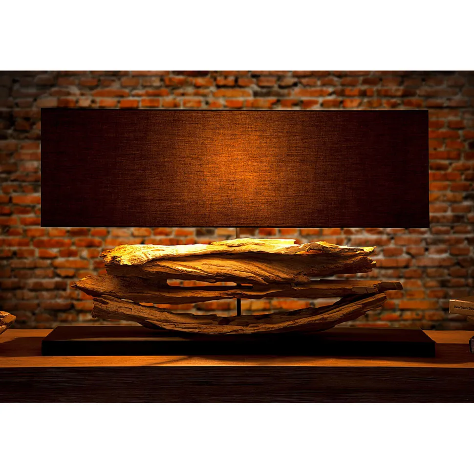 Tischlampe Treibholz Modern kunstvoll individuell