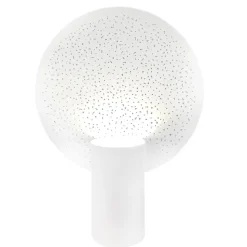 Tischlampe Weiß 50 cm hoch dekorativ Metall E27