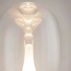 Tischleuchte Aluminium Glas LED Ø 20 cm 27,2 cm in Gold