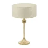Tischleuchte DAGNO Shabby Gold Ecru B:54cm Lampe