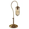 Tischleuchte LANA in Messing Antik H:62cm Lampe