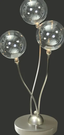 Tischleuchte MOLTO 3 in Nickel matt dimmbar