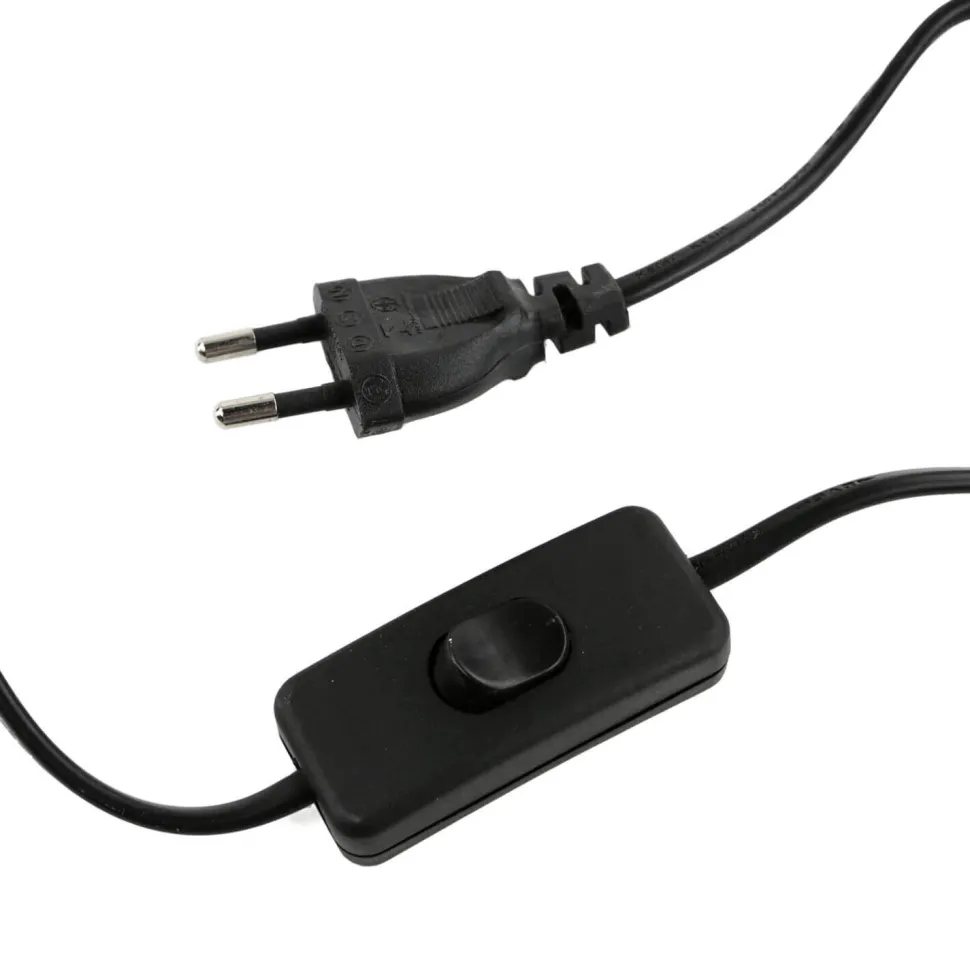 Tischleuchte Treibholz Stoff 53 cm Nachtisch Wohnzimmer