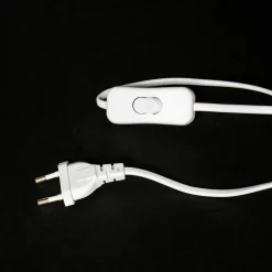 Tischleuchte Weiß Geweih Optik