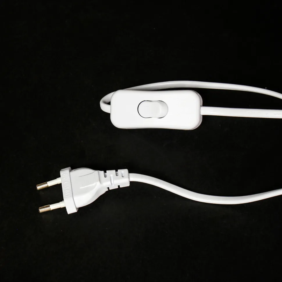 Tischleuchte Weiß Geweih Optik