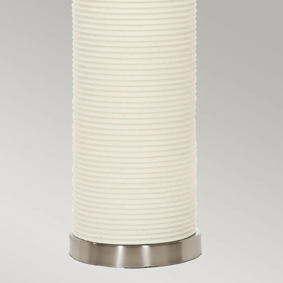 Tischleuchte Weiß Schwarz E27 65 cm Klassisch Wohnzimmer