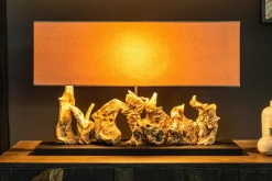 Treibholz Tischlampe PECIOS Modern Design Unikat