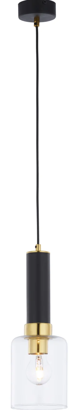 Verstellbare Pendelleuchte Metall Glas rund Ø12cm