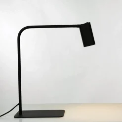 Verstellbare Tischleuchte Schwarz Metall 40cm GU10