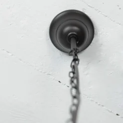 Vintage Hängeleuchte Schwarz Kupfer Industrial Design