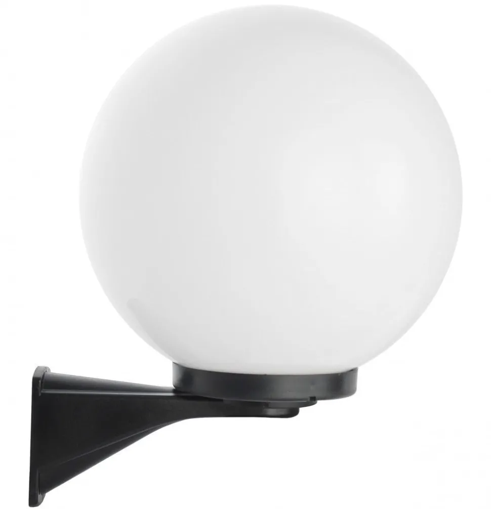 Vintage Kugelleuchte Wand IP43 Schwarz Weiß