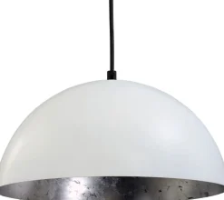 Vintage Pendelleuchte E27 Weiß