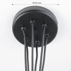 Vintage Pendelleuchte in Schwarz für die Küche