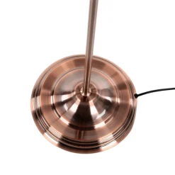 Vintage Stehleuchte in kupfer antik