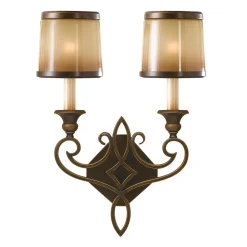 Wandlampe ANABELL 4 Beige Bronze B:34cm Leuchte