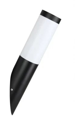 Wandlampe Außen in Schwarz IP44 blendarm E27
