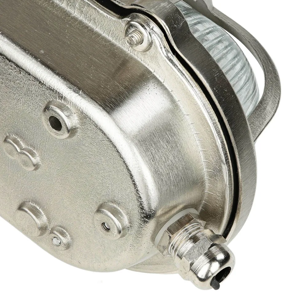 Wandlampe Außen Nickel Echt-Messing Haus Terrasse