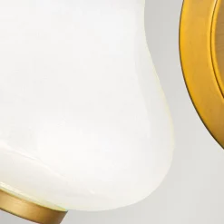 Wandlampe Bad Metall Glas 40,6 cm breit IP44 mit 2x G9 LED