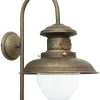 Wandlampe Bronze Antik Al Mare aus Echt-Messing