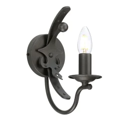 Wandlampe CAMELOT 10 Graphit B:10cm Rustikal Lampe