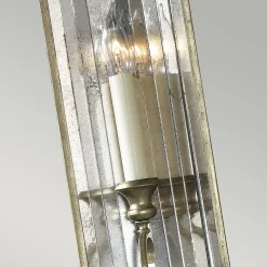 Wandlampe CANDELA 7 in Silber Kerzenform Lampe