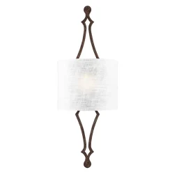 Wandlampe CARO Eisen Antik B:29cm Vintage Leuchte