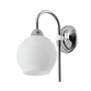 Wandlampe Chrom Glas Metall ARASNE Flur Leuchte