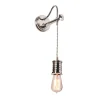 Wandlampe COLGAR Messing in Nickel Lampe Flur Bett