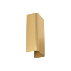 Wandlampe 2-flammig Up Down in Gold GU10 flach Wand Treppe