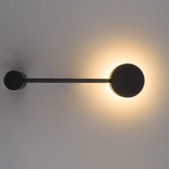 Wandlampe GX53 Schwarz Metall Modern 32,5 cm ONORA