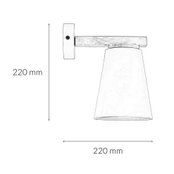 Wandlampe Holz Lampe Modern Skandinavisch Leuchte