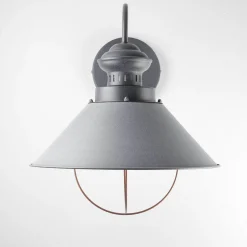Wandlampe innen Grau Kupfer E27 Industrie Design