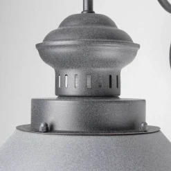 Wandlampe innen Grau Kupfer E27 Industrie Design