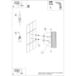 Wandlampe innen klein H: 20 cm Weiß 2x GU10 Up Down Alu