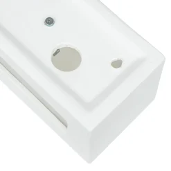 Wandlampe Keramik Glas 32,5 cm eckig Up Down bemalbar