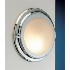 Wandlampe LED Chrom aus Messing Flur Badezimmer