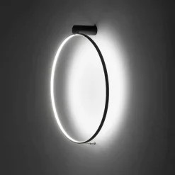 Wandlampe LED Schwarz 3000 K 660 lm Ø 60 cm Ring