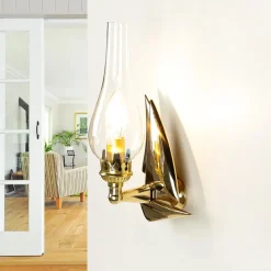 Wandlampe Messing Maritim Flur Bad Treppenhaus