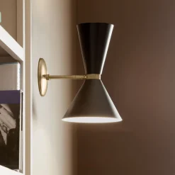 Wandlampe Metall E27 verstellbar 34,1 cm hoch Up Down