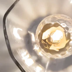 Wandlampe Metall Glas in Messing G9 Modern NILS