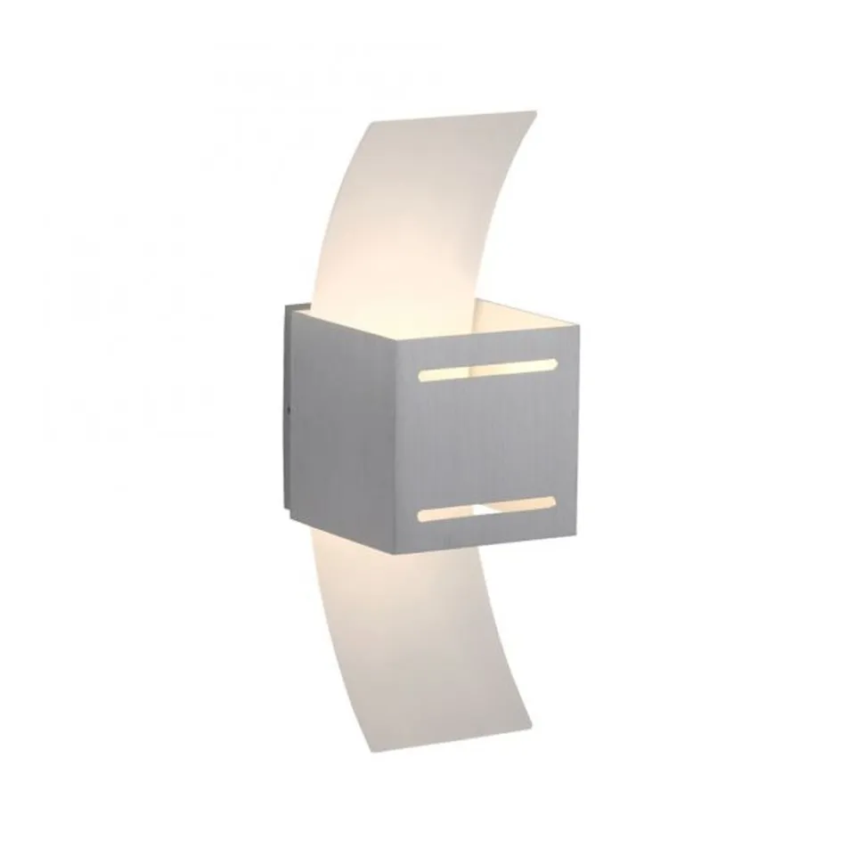 Wandlampe Metall in Aluminium indirekt G9 H:30 cm