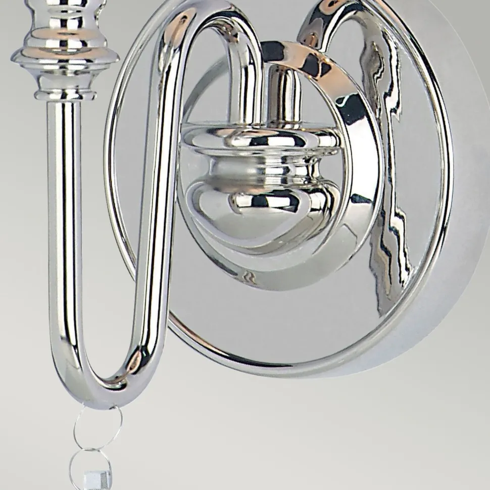 Wandlampe Metall in Nickel poliert CANDELA 6