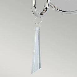 Wandlampe Metall in Nickel poliert CANDELA 6