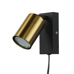 Wandlampe mit Schalter Kabel GU10 verstellbar