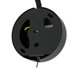 Wandlampe mit Schalter Schwarz Gold VIPER flexibel