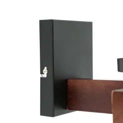 Wandlampe Rustikal B: 31 cm 2x E27 Metall Regenglas